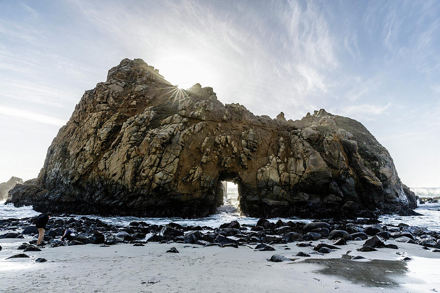 Arch Of Stone, Big Sur, California #1 Digital Art by Brook Mitchell