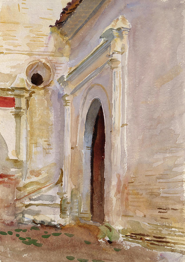 John Singer Sargent Painting - Arched Doorway. #1 by John Singer Sargent