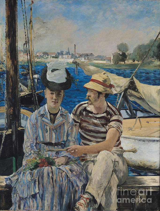 Edouard Manet, Argenteuil, 1874 Painting by Edouard Manet