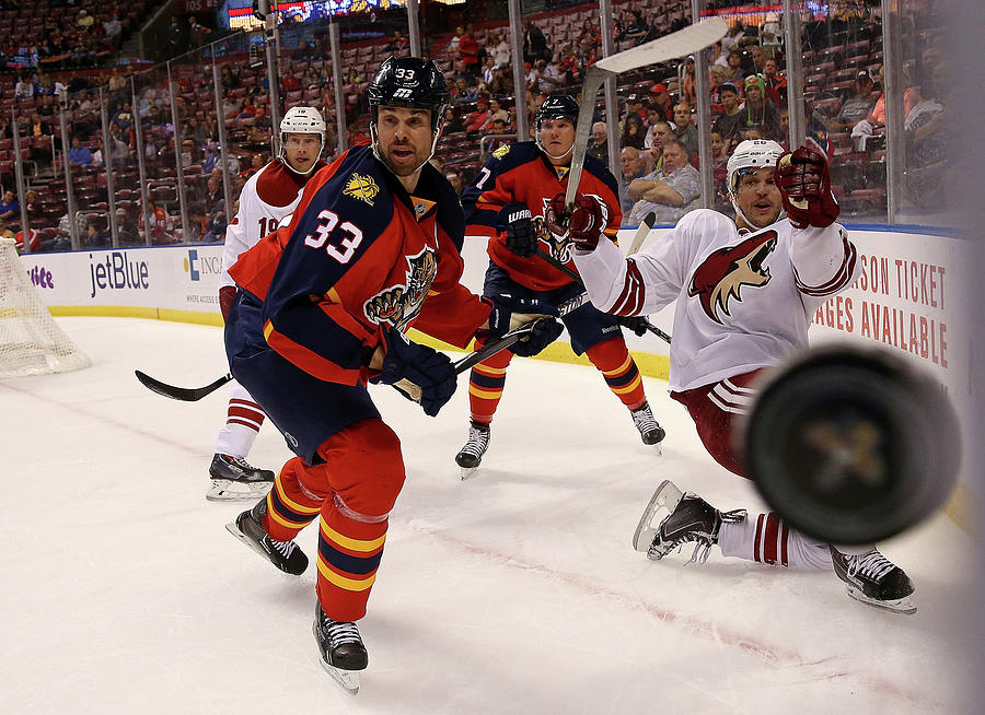 Arizona Coyotes V Florida Panthers #1 Photograph by Mike Ehrmann