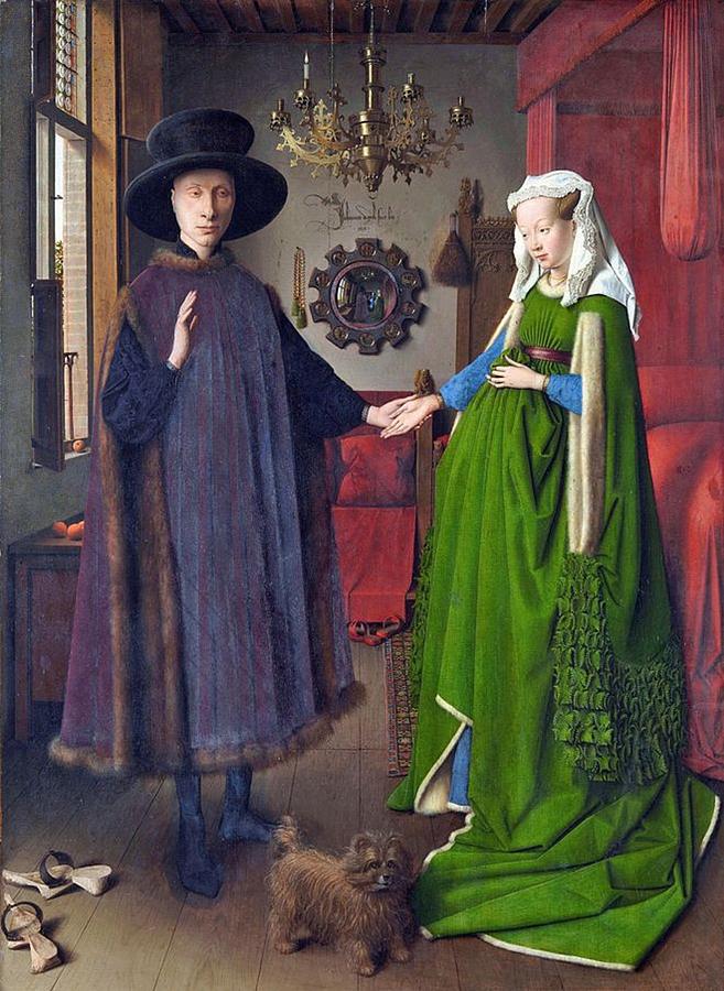 Arnolfini Portrait Painting by Restored Vintage Shop - Fine Art America