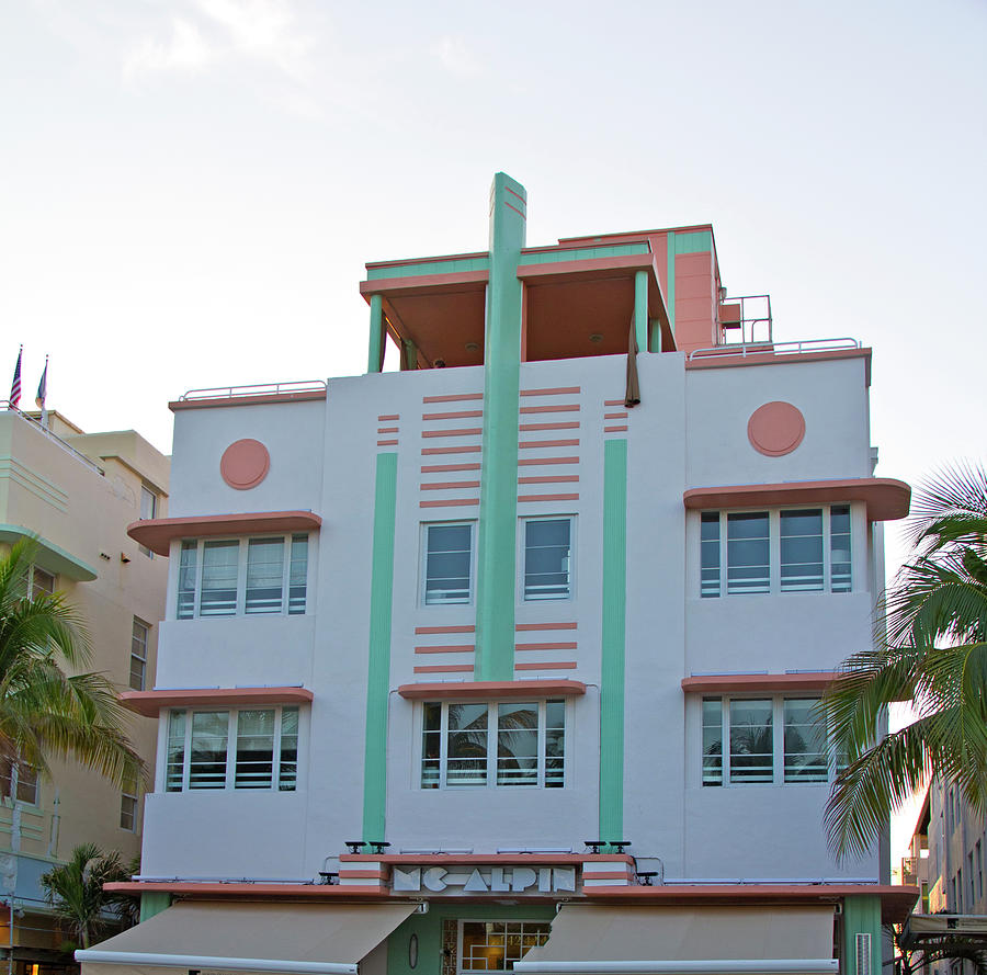 Art Deco - South Beach - Miami Beach #2 Photograph by Richard Krebs