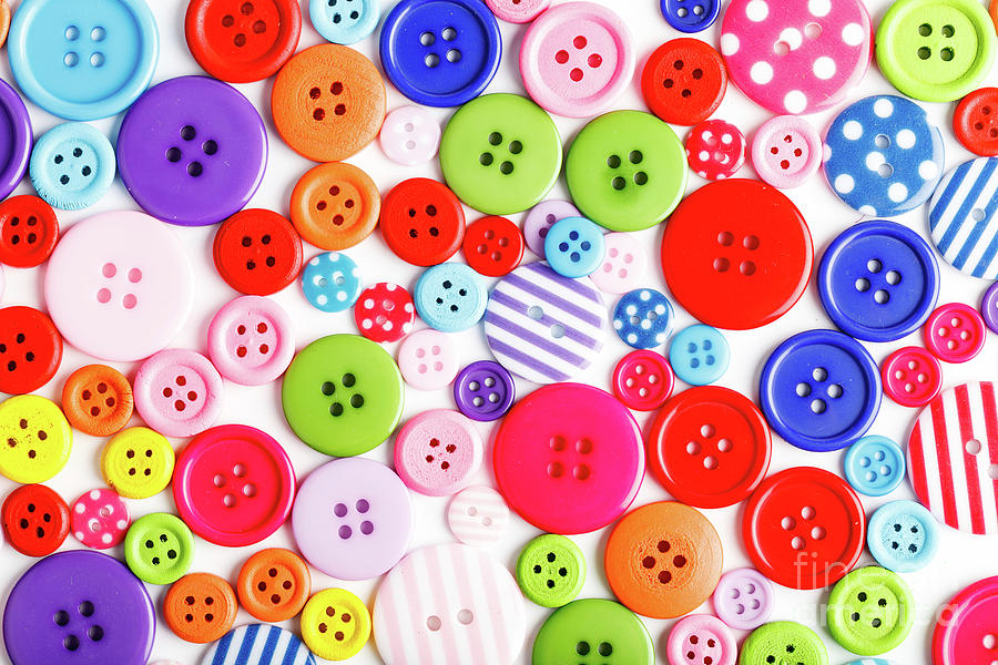 Assorted Buttons #1 by Wladimir Bulgar/science Photo Library