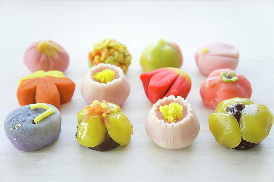Assorted Wagashi sweets, Japan #1 Photograph by Martina Schindler