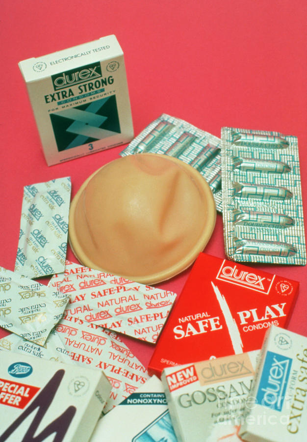 Assortment Of Contraceptives #1 Photograph by Francoise Sauze/science Photo Library