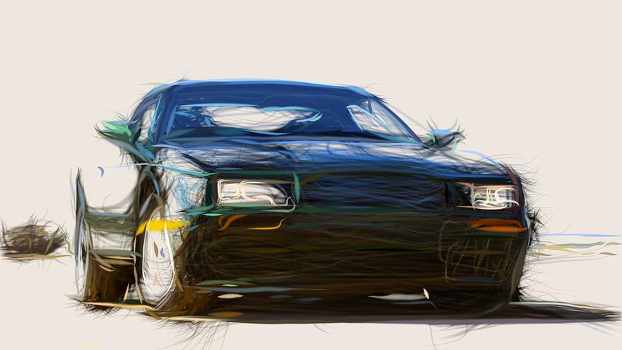 Aston Martin Virage Draw #1 Digital Art by CarsToon Concept