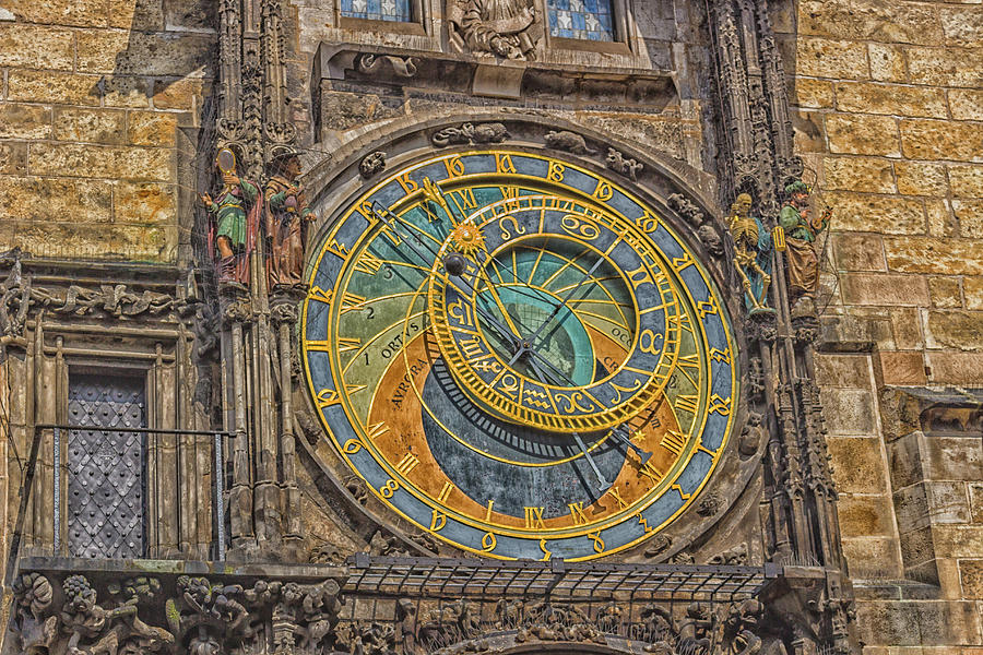Astronomical clock in Prague #1 Photograph by Vivida Photo PC