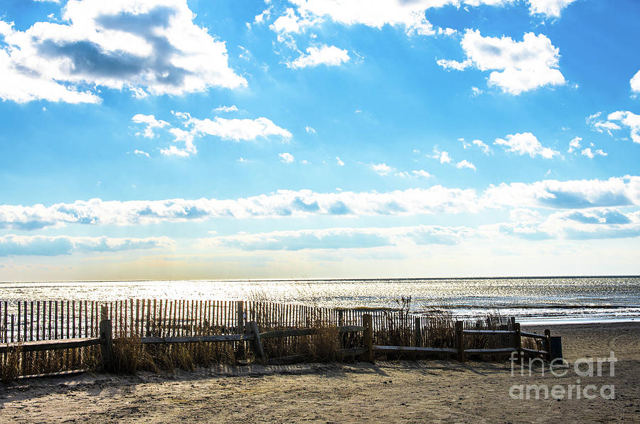 Atlantic City Blue Skies Photograph