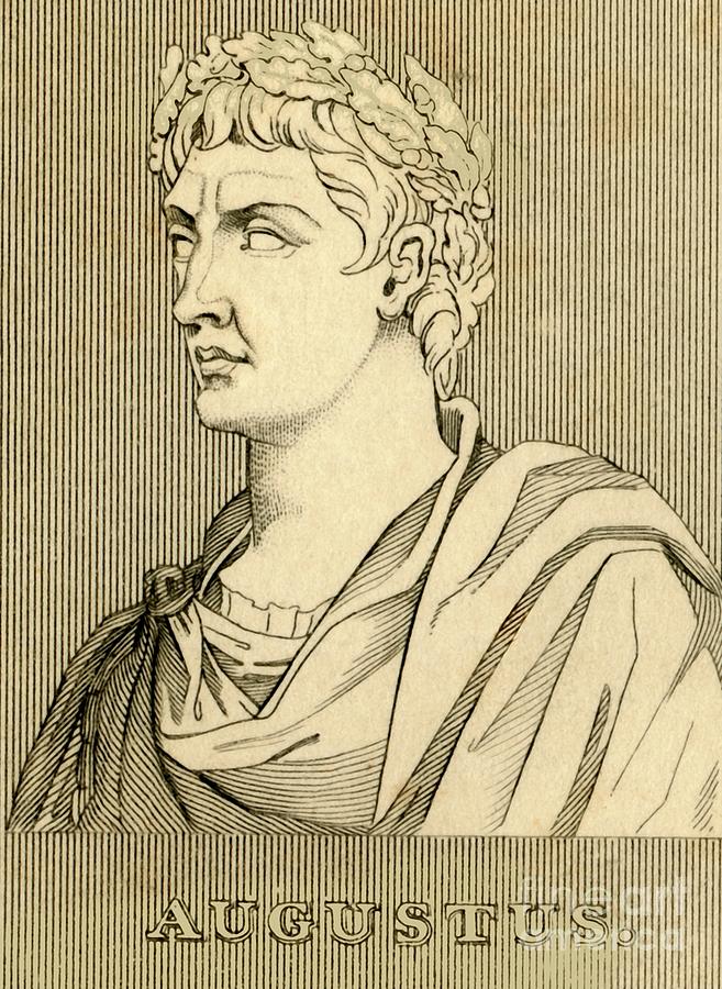 Augustus #1 Drawing by Print Collector