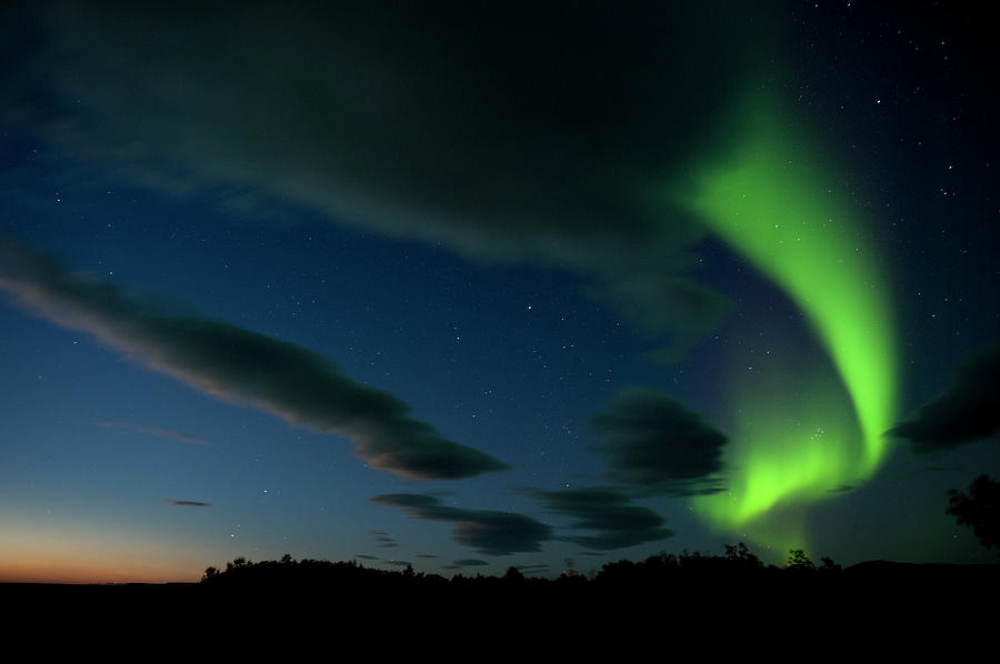Aurora Borealis, Iceland #1 Photograph by Subtik