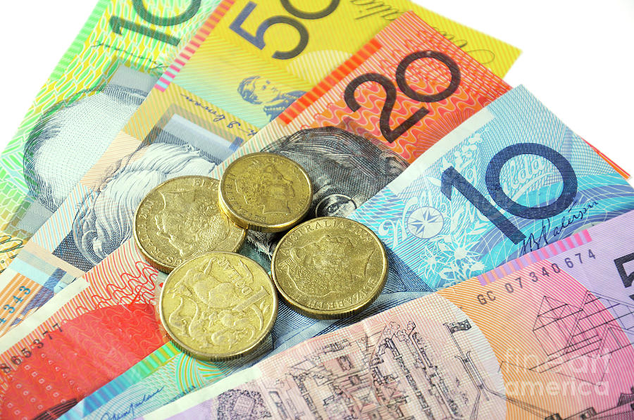 Money Photograph - Australian Money concept #1 by Milleflore Images