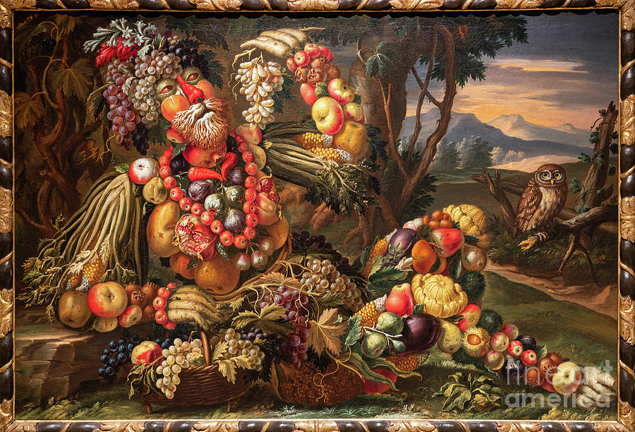 Giuseppe Arcimboldo Painting - Autumn by Antonio Rasio