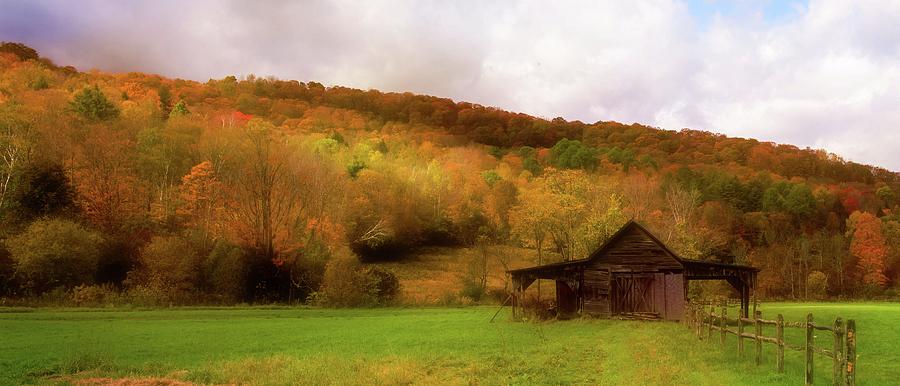 Autumn Barn Photograph