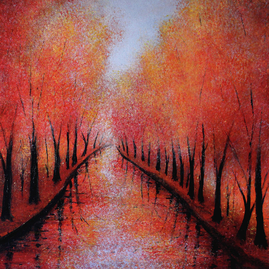 Autumn Colours  #1 Painting by K McCoy