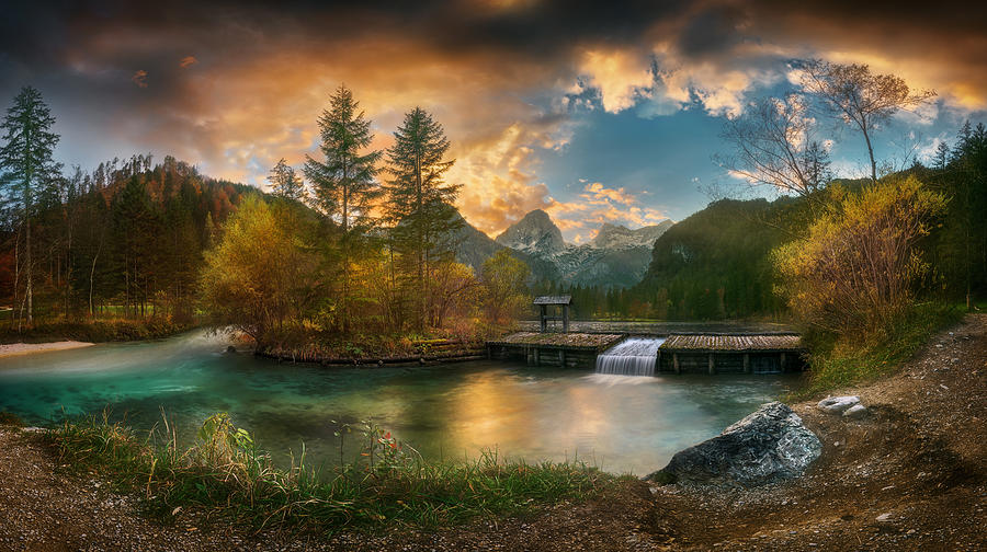 Autumn Lake... #1 Photograph by Krzysztof Browko