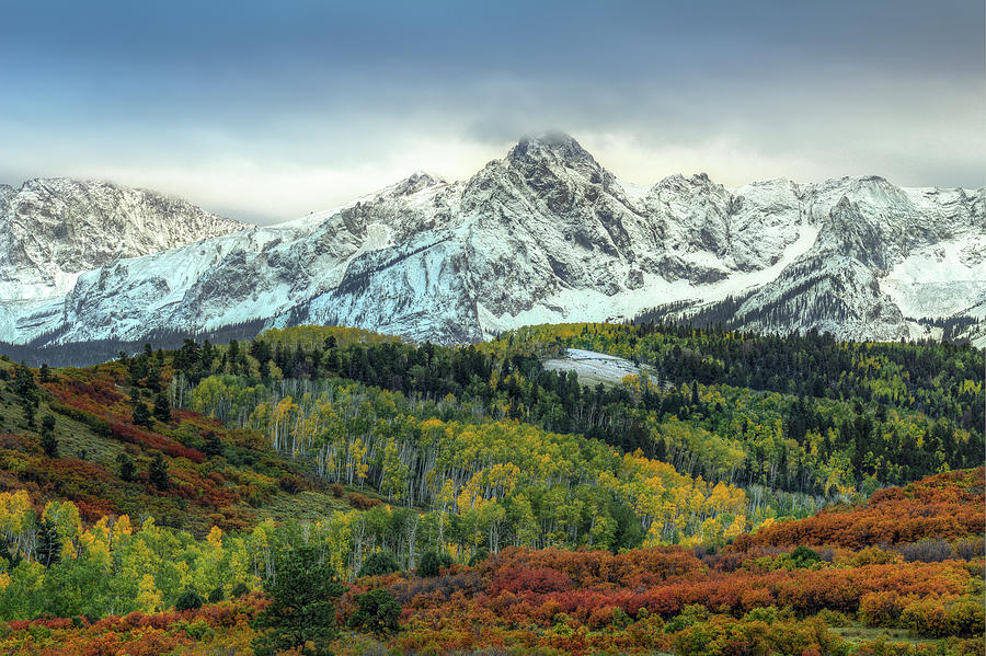 Autumn Prelude At Mount Sneffels Photograph by Bill Sherrell - Fine Art ...