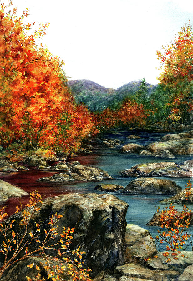 Nature Digital Art - Autumn Reflections #1 by Sher Sester