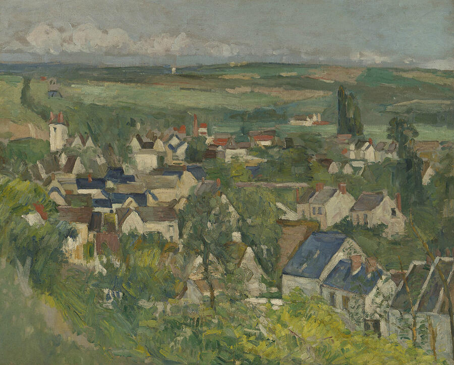 Auvers, Panoramic View by Paul Cezanne Auvers, Panoramic View by Paul Cezanne