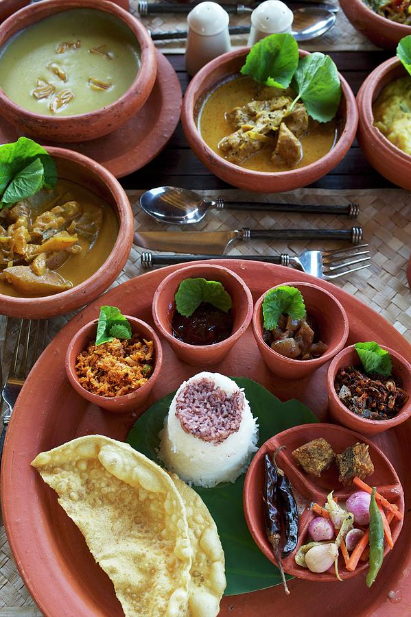 Ayurvedic Food In Clay Dishes At The Jetwing Hotel vil Uyana, Sri Lanka ...