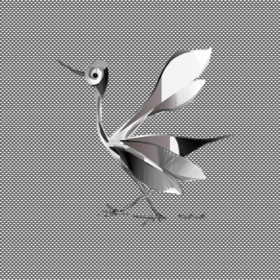 Baby Bird #1 Digital Art by Asok Mukhopadhyay