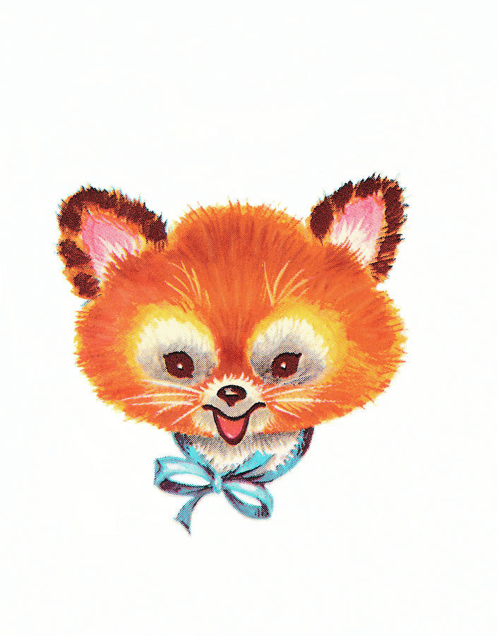 Nature Drawing - Baby fox #1 by CSA Images