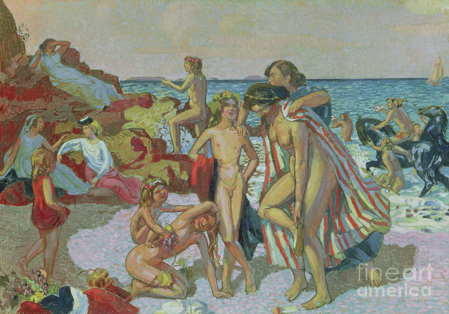 Bacchus and Ariadne, 1907 Painting by Maurice Denis
