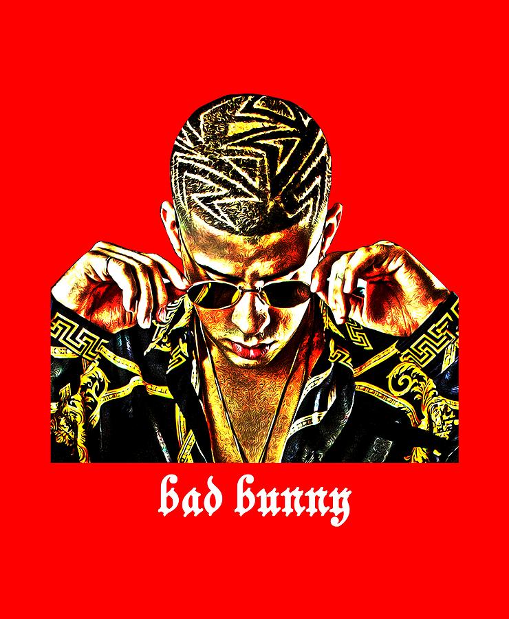 Bad Bunny Digital Art By Allisons Wedih 