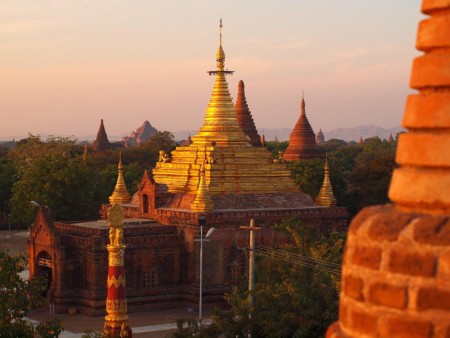 Bagan Pagodas #1 Photograph by Stefan Hajdu