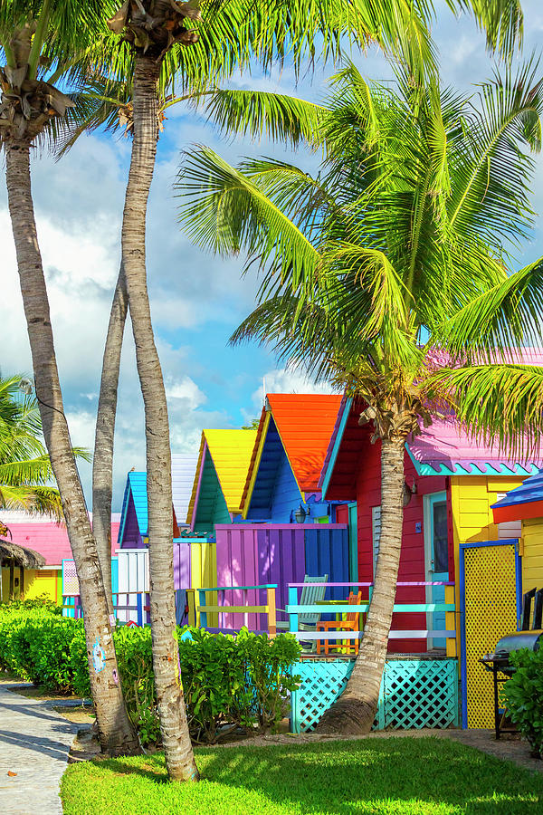 Bahamas, New Providence, Nassau, Caribbean Sea, Atlantic Ocean, Caribbean, Compass Point Beach Resort #1 Digital Art by Pietro Canali