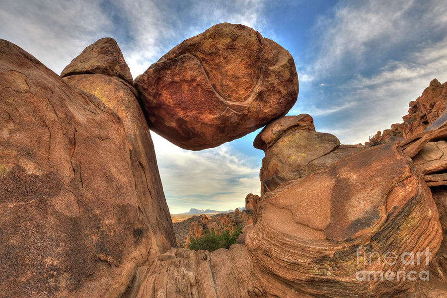 Rock Photograph - Balanced Rock by Joe Sparks Rock Photograph - Balanced Rock by Joe Sparks