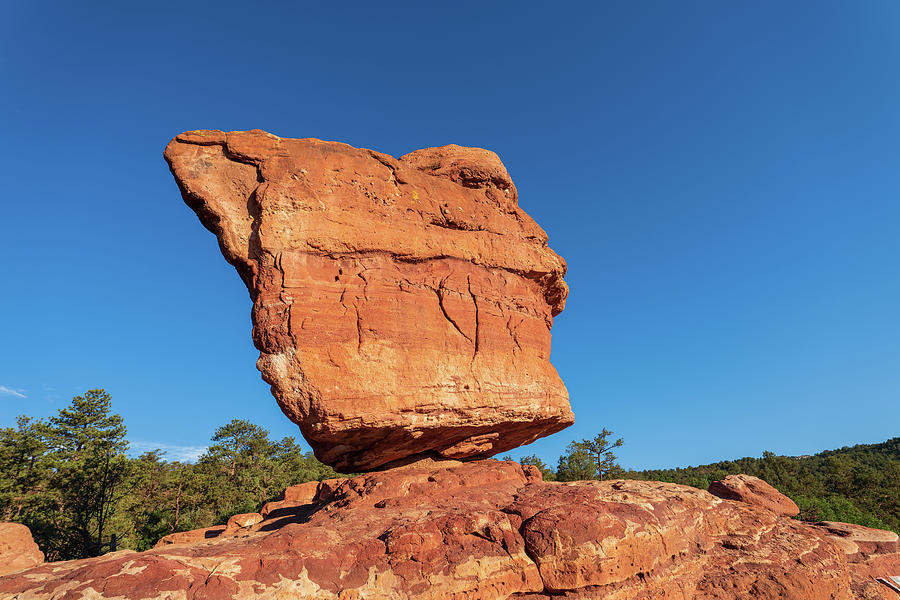Balanced Rock Sandstone Rock Formation In Colorado Photograph
