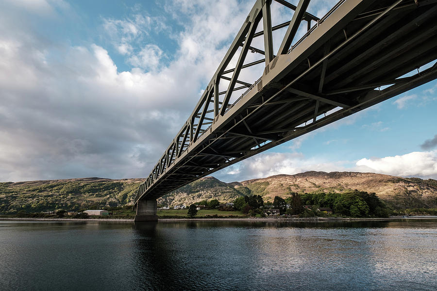 Ballachulish Bridge Passing Over Loch Leven In Scotland Photograph