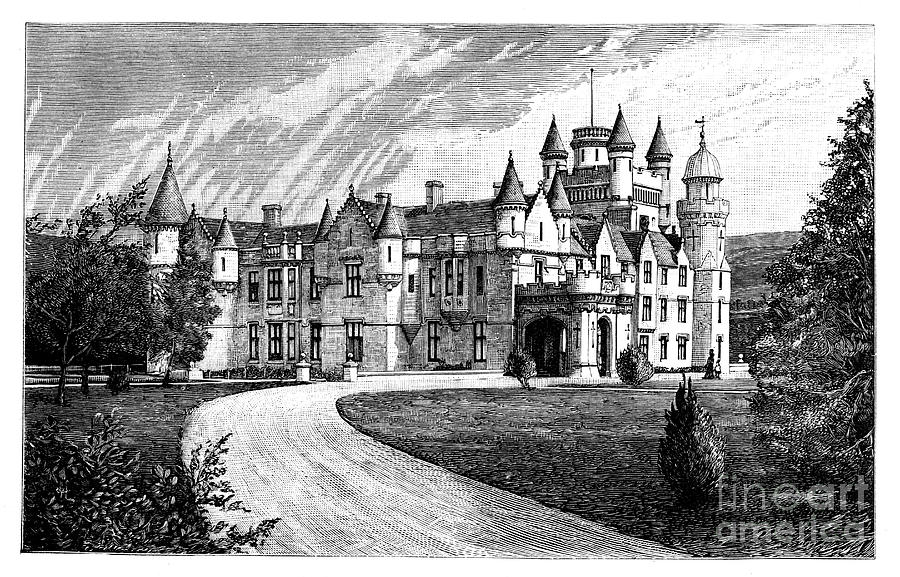 Balmoral Castle, Scotland #1 Drawing by Print Collector