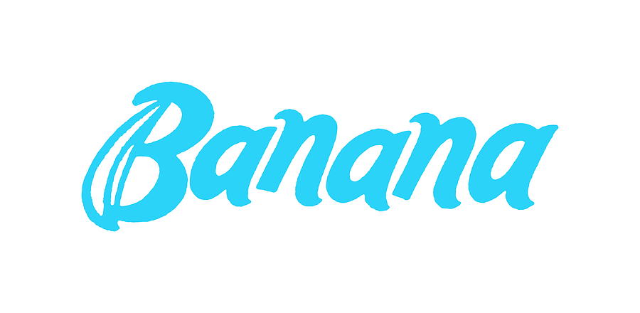 Typography Drawing - Banana #1 by CSA Images