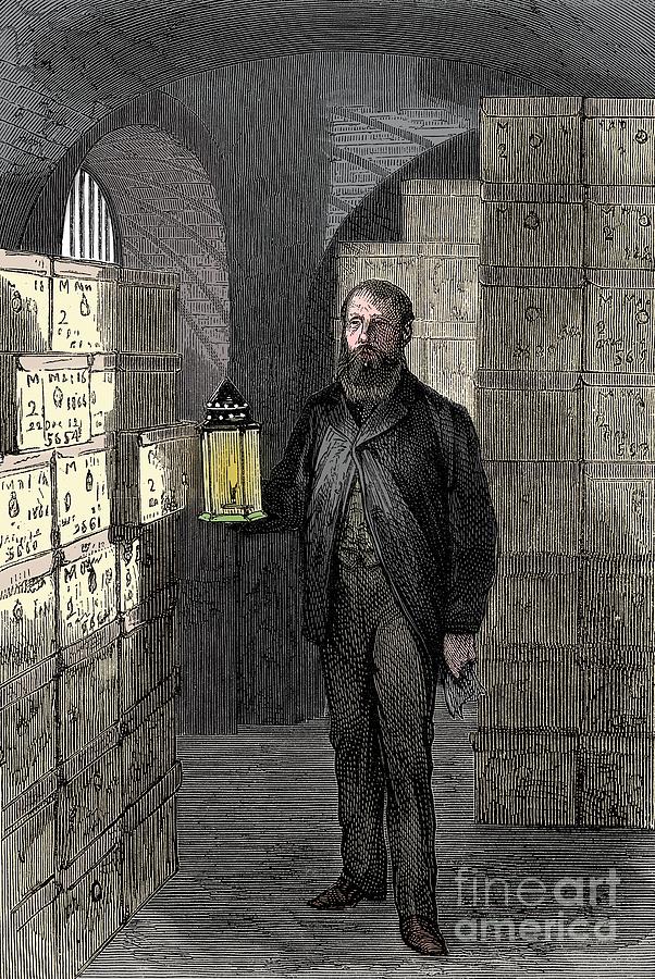 Banknote Store In The Vaults Drawing by Print Collector