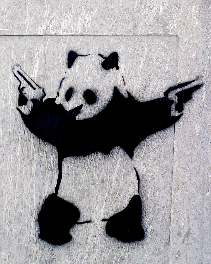 Banksy Panda #2 Photograph by Gigi Ebert
