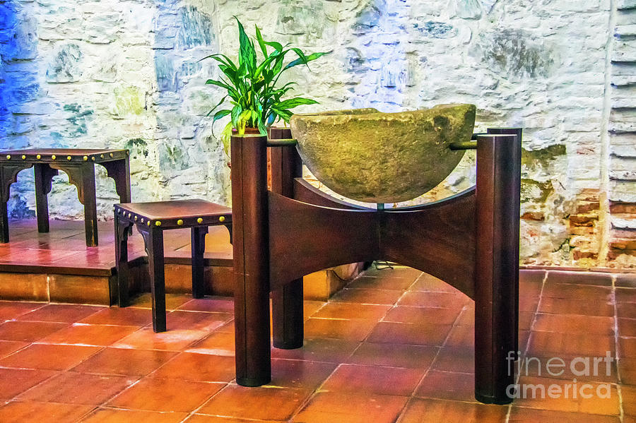 Baptismal Font Photograph by Roberta Bragan - Fine Art America