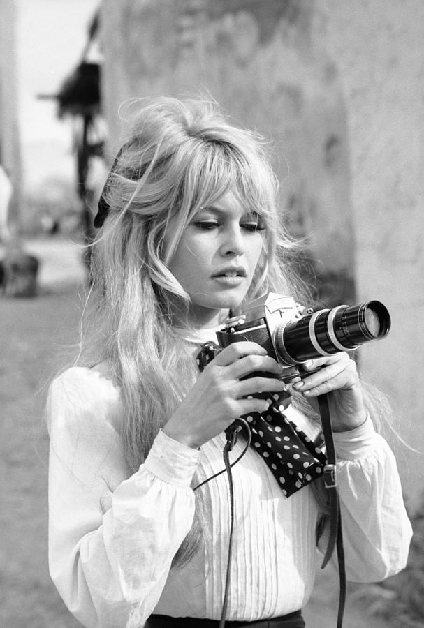 Bardot During Viva Maria Shoot Digital Art by Ralph Crane