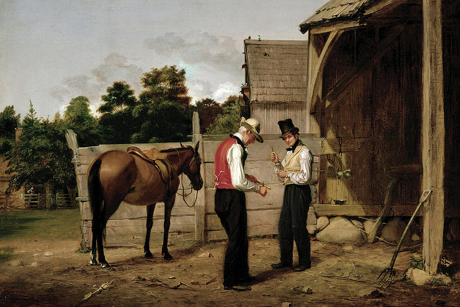 Bargaining for a Horse Painting by William Sidney Mount