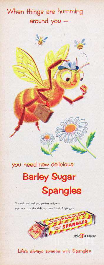 Barley Sugar Spangles #1 Photograph by Picture Post