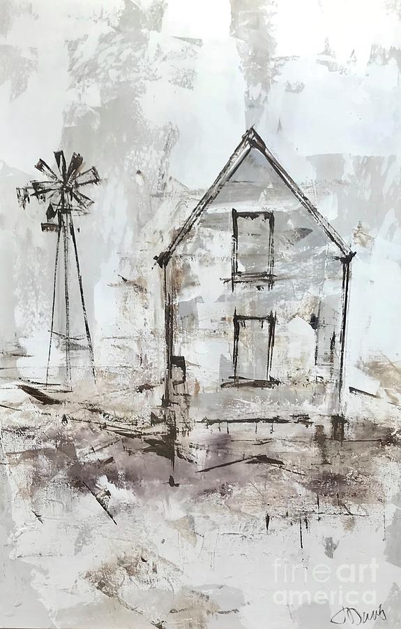Barn Painting - Barn #1 by Jeanette Davis