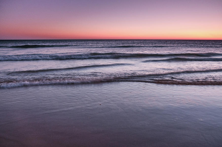 Barrosa beach waves at sunset. Cadiz Photograph by Guido Montanes ...