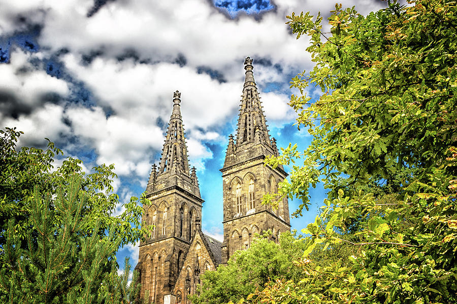 Basilica of St Peter and St Paul in Vysehrad #1 Photograph by Vivida Photo PC