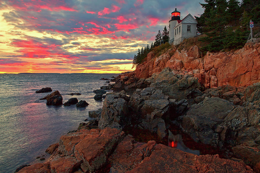 Bass Harbor Head Lighthouse #1 Photograph by Image By Michael Rickard