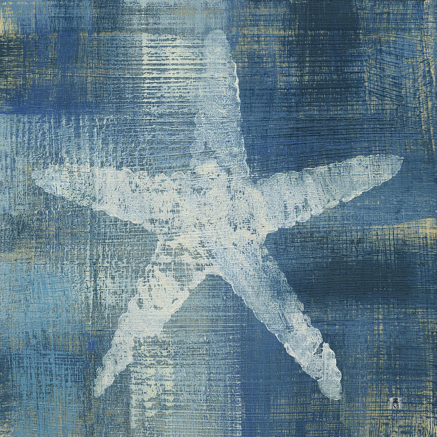 Abstract Painting - Batik Seas II #1 by Studio Mousseau
