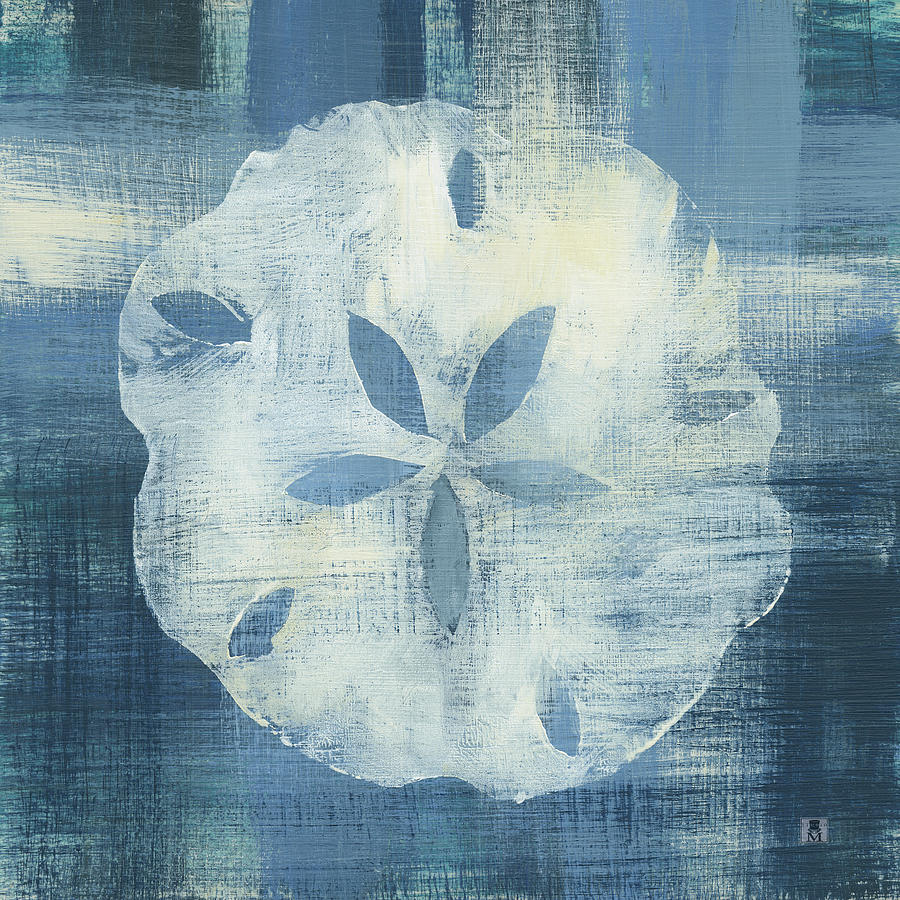 Blue Painting - Batik Seas IIi #1 by Studio Mousseau