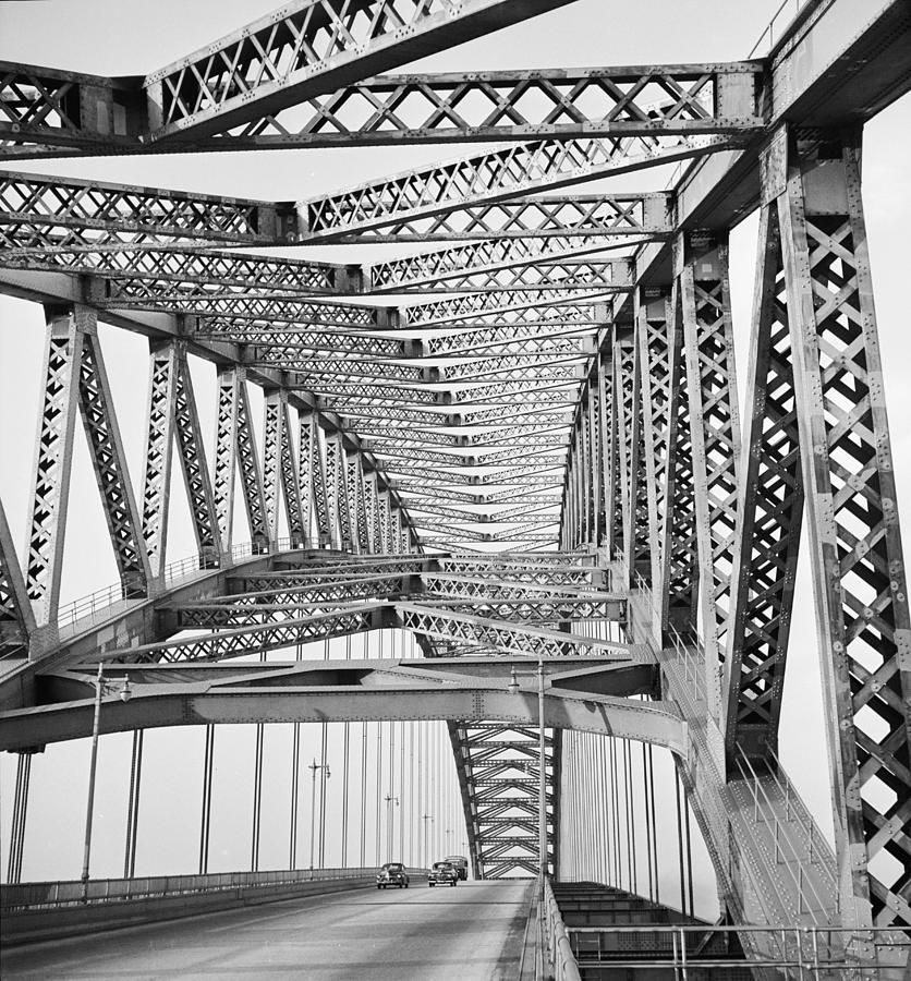 Bayonne Bridge Photograph by Andreas Feininger