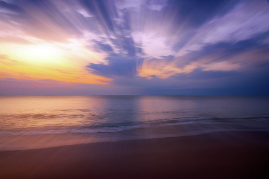 Beach Art Sunrise #1 Photograph by R Scott Duncan