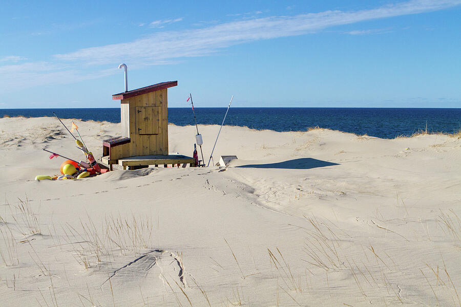 Beach Shack Outhouse  Photograph by Steven David Roberts