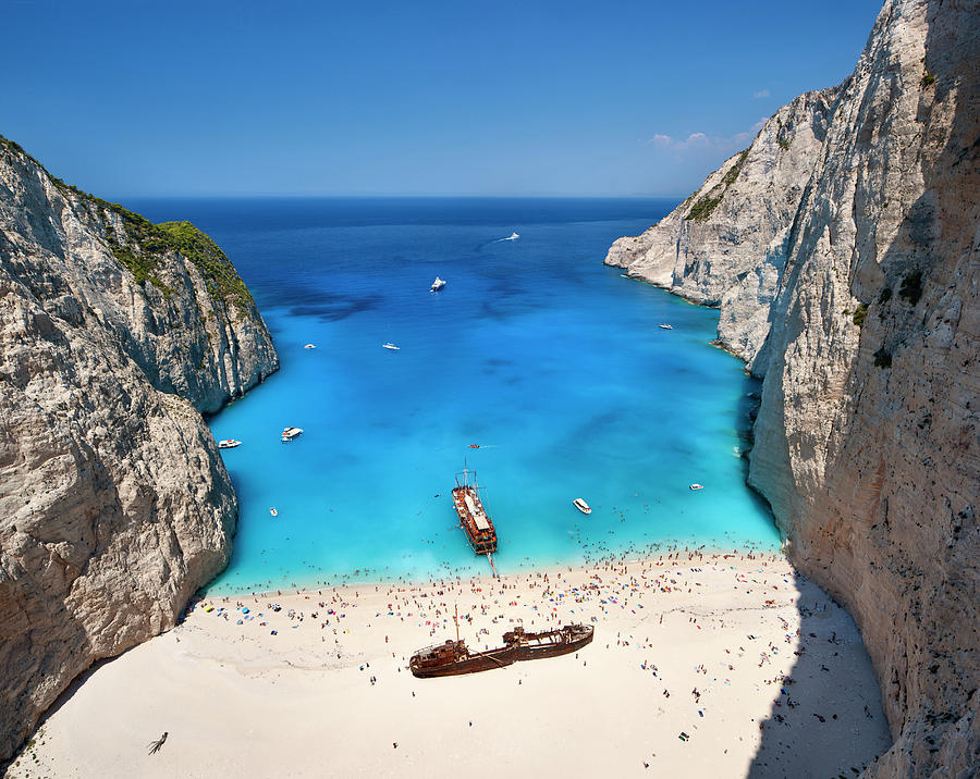 Beach, Zante Island, Greece Digital Art by Massimo Ripani - Fine Art ...